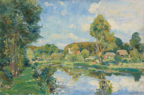 The Avon near Great Dunsford