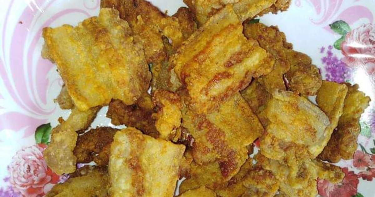 Ba chỉ chiên giòn