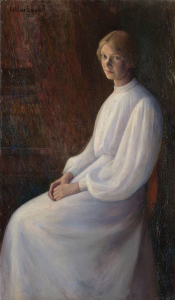 Kunstneren Ragnhild Lalla Hvalstad 1895