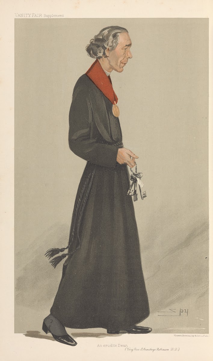 Clergy A erudite DeanDr J Armitage Robibson Dean of Westminster 14 December 1905