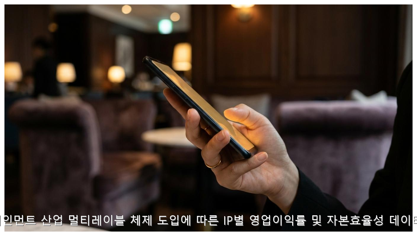 엔터테인먼트 산업 멀티레이블 체제 도입에 따른 IP별 영업이익률 및 자본효율성 데이터 분석 핵심 안내 및 분석 인포그래픽 (6)