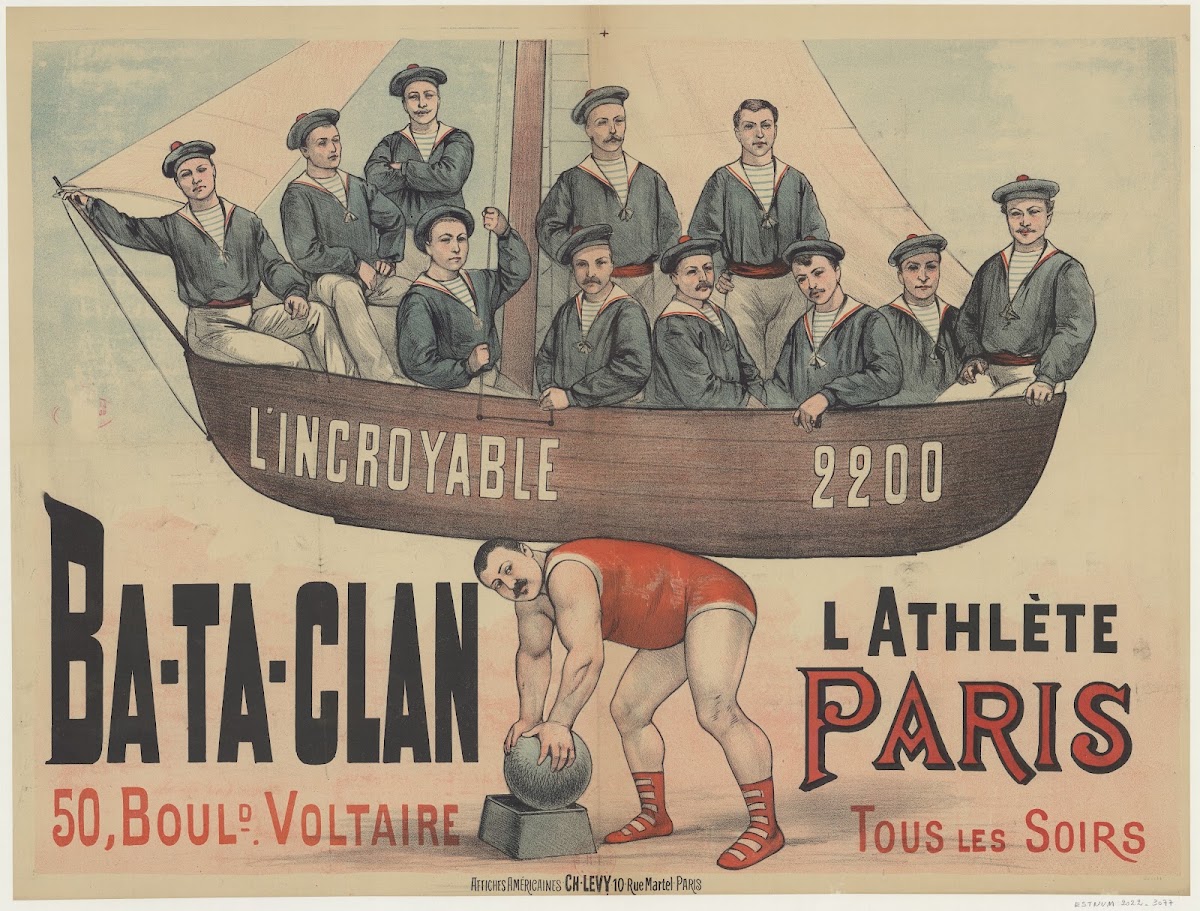 Ba Ta Clan 50 boulevard Voltaire Paris LAthlète LIncroyable 2200 Tous les soirs