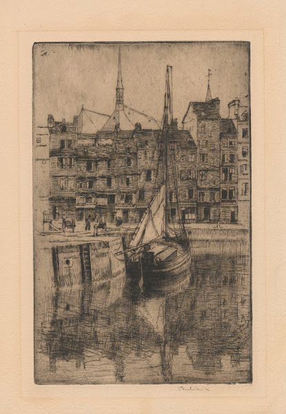 The Old Port in Honfleur state II 1906