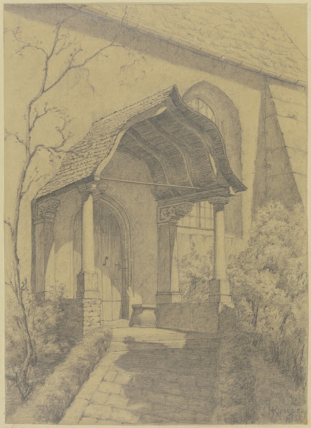 Prothyrum of a church