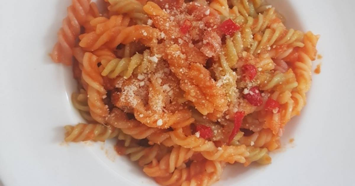 Pasta Arrabiata - Mì ý Pasta Fusilli Arrabiata