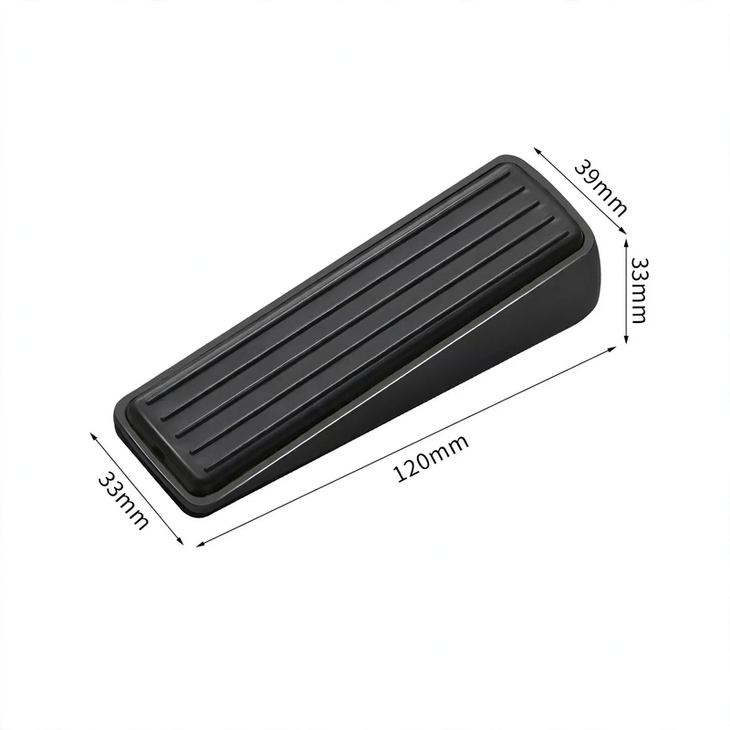 Door stopper with spring, non-slip