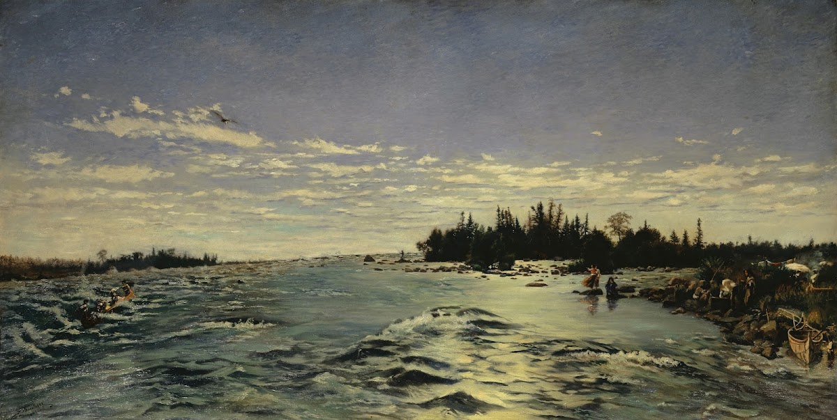 The Rapids of Saint Marys River 1868