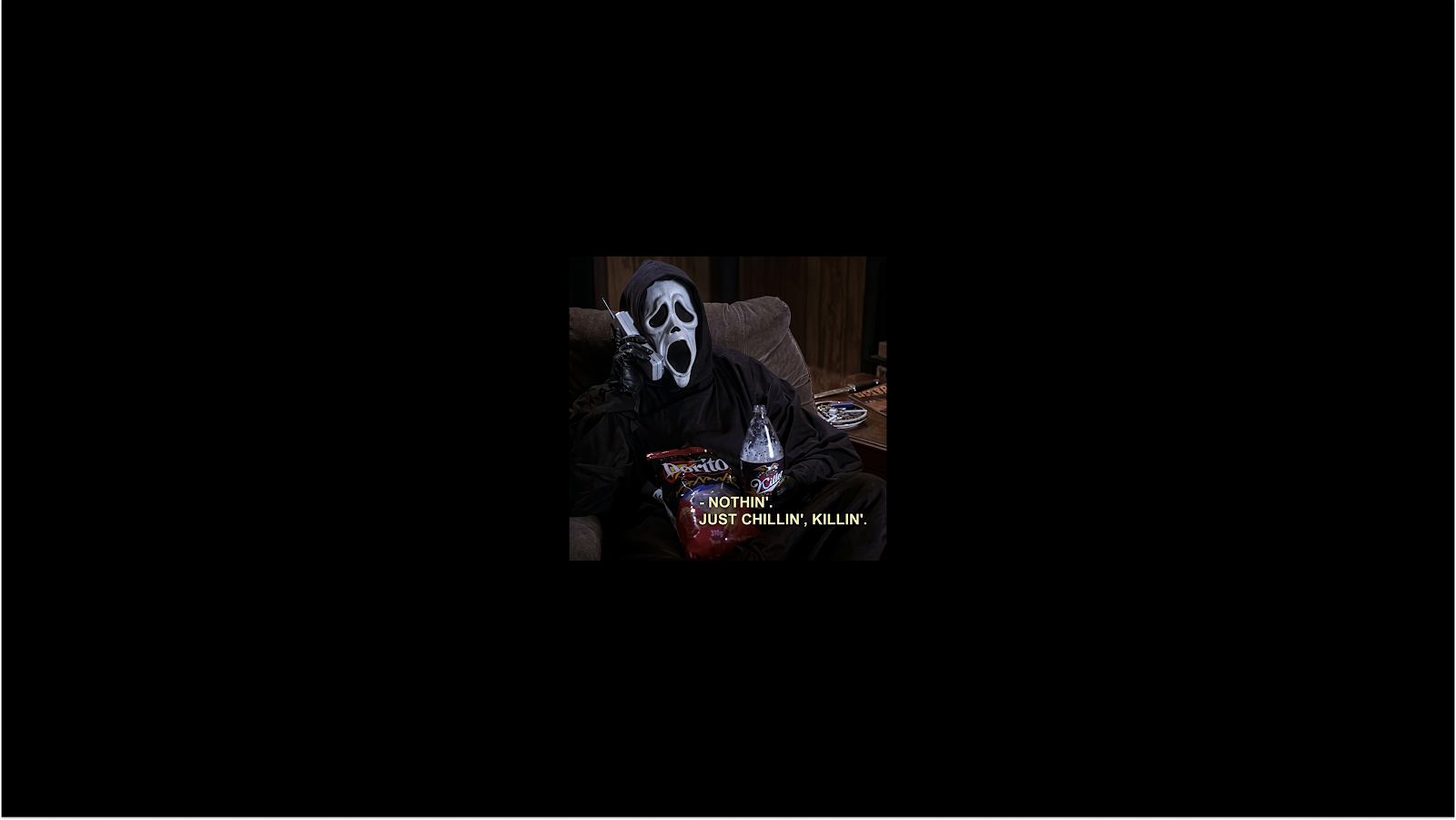 Ghostface Scary Movie Meme - Movie Meme Still 4K Wallpaper (3848x2168)