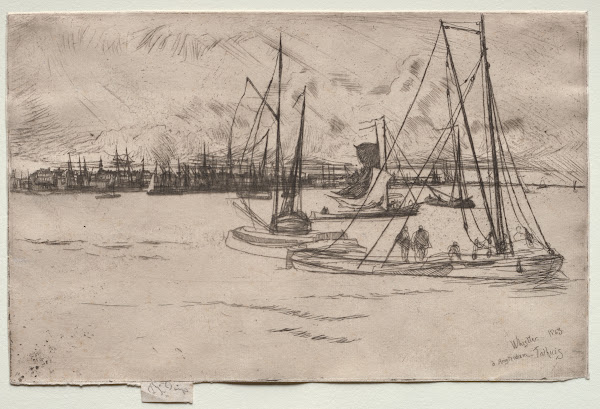 Amsterdam from the Tolhuis 1863