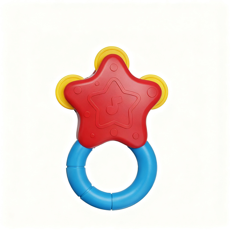 Baby-Rassel und Beißring, 0–3 Jahre