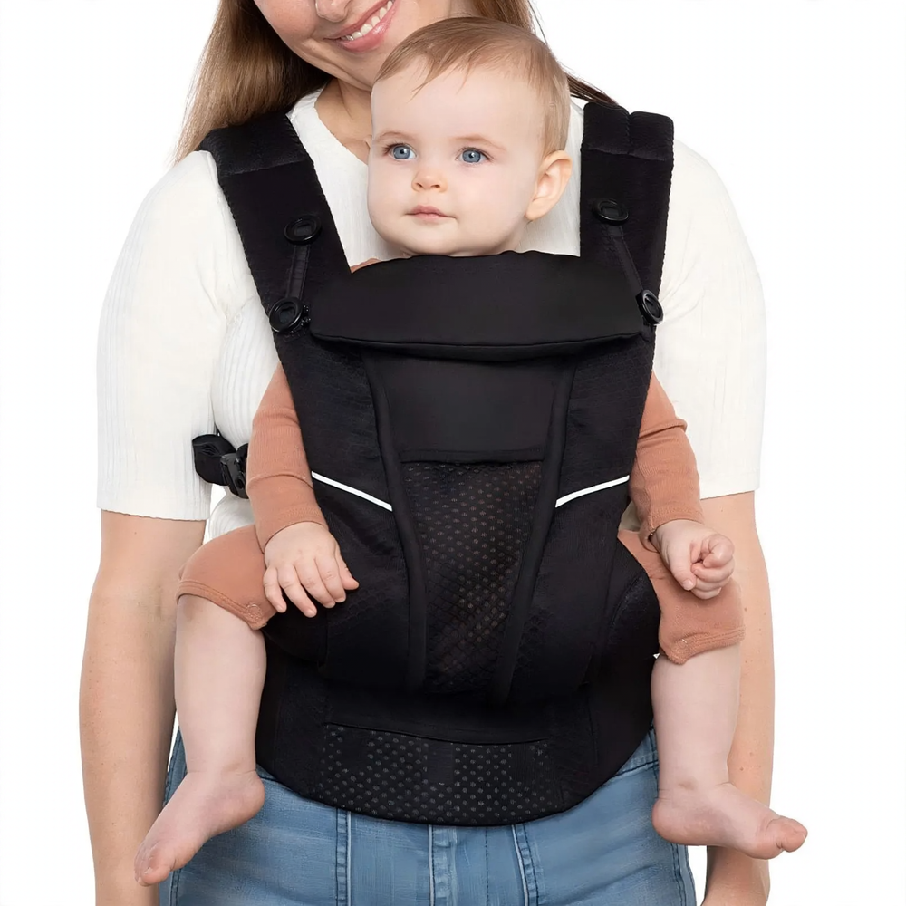 Baby carrier and hip seat, 0–40 months