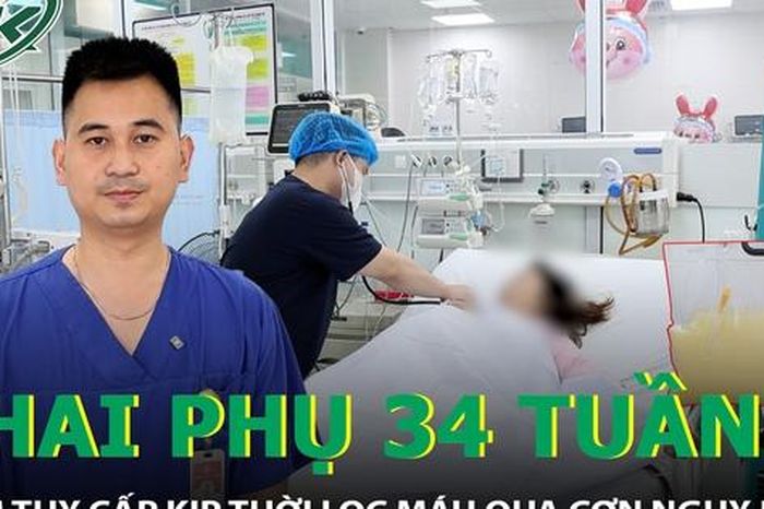 Thai phụ 34 tuần viêm tụy cấp được lọc máu kịp thời qua cơn nguy kịch - Báo Sức Khỏe &amp; Đời Sống