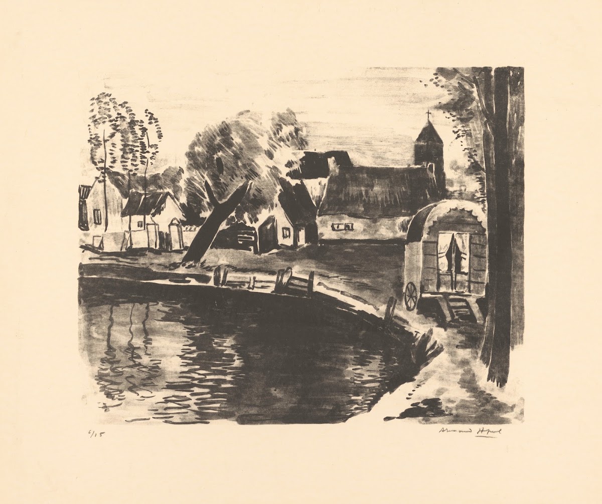 Paysage à Eikenvliet 1914