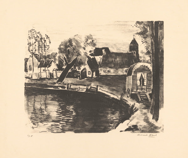 Paysage à Eikenvliet 1914