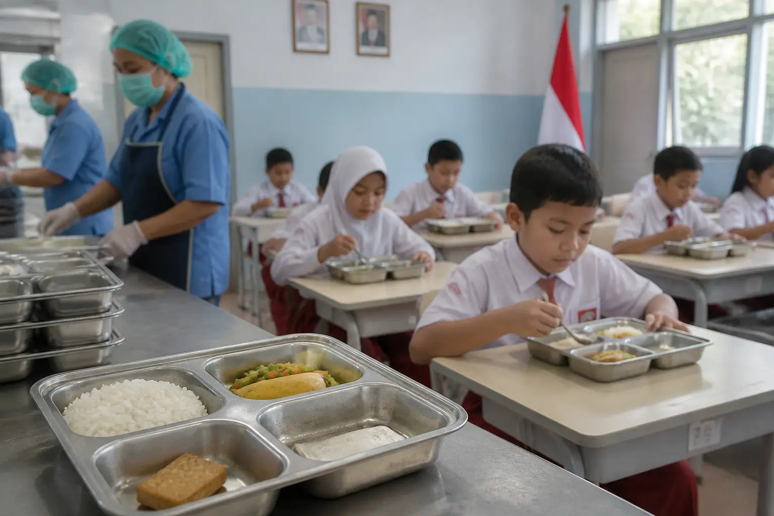 Editorial image for Indonesia reports thousands of food poisoning cases linked to free school meals