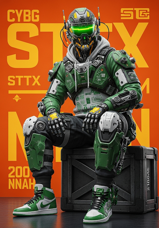 Futuristic Soldier Art