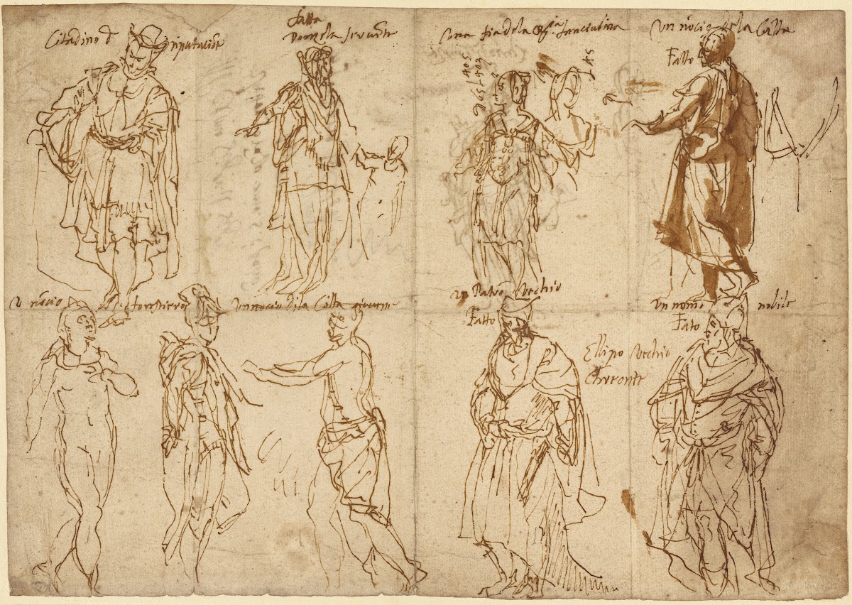Costume Studies for Sophocles Oedipus Tyrannus 15841585