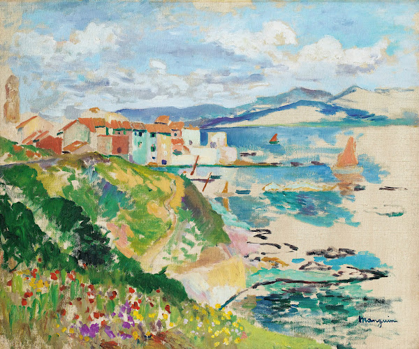 Vue Sur La Ponche Saint Tropez 1904