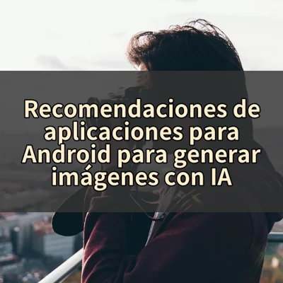 Recomendaciones de aplicaciones para Android para generar imágenes con IA