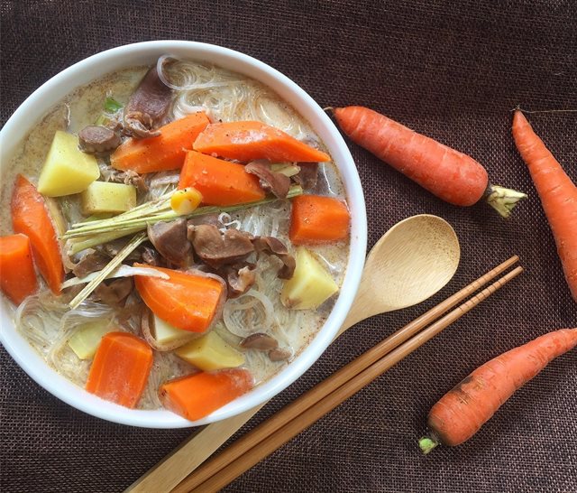Miến Mề Gà Hầm Sữa Tươi