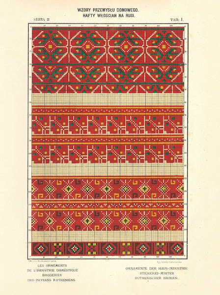 Les ornements de lindustrie domestique  Broderies des paysans Rutheniens vol3 Pl