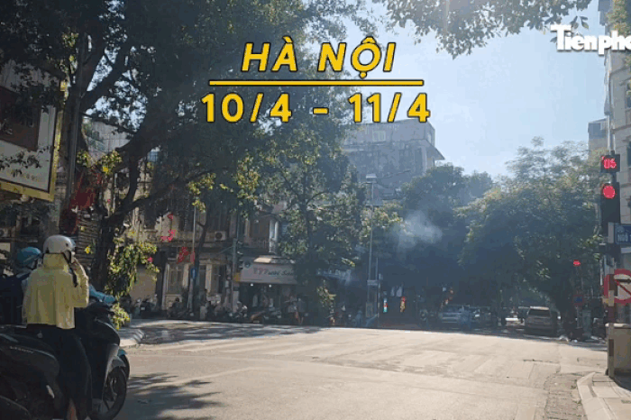 Hà Nội nắng nóng, ngày 10/4 tiếp tục tăng nhiệt - Báo Tiền Phong