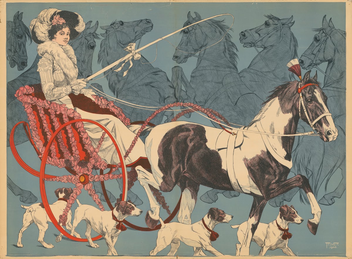 Mdlle Milly Dagmar And Her Performing Dogs 1906