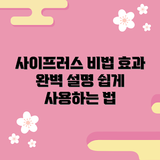 사이프러스에센셜오일 효과, 사이프러스에센셜오일 사용법, 사이프러스에센셜오일 추천, 어떻게 사용하나요, 왜 사이프러스에센셜오일인가