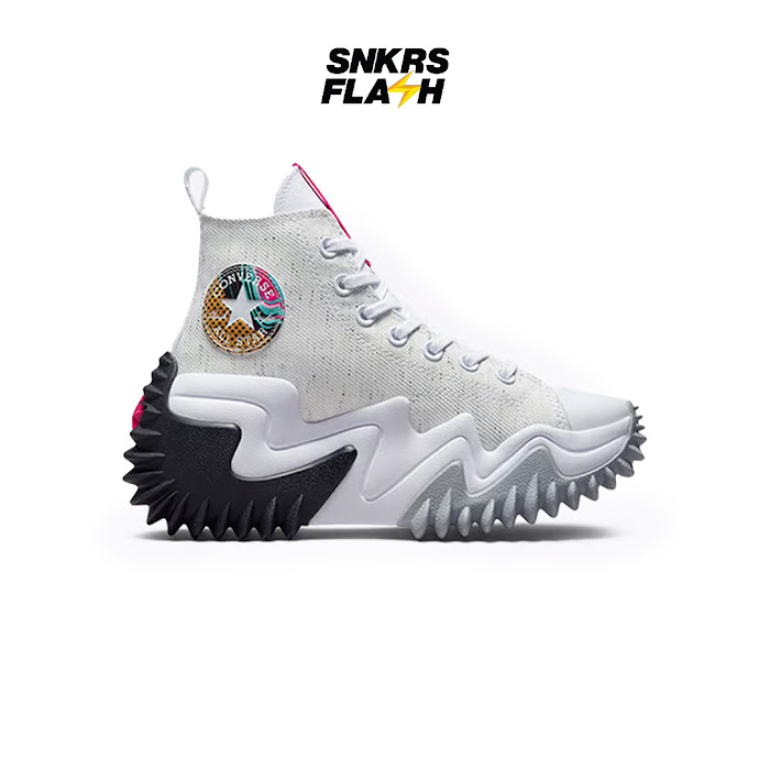 CONVERSE RUN STAR MOTION PLATFORM '90S MARBLED WHITE