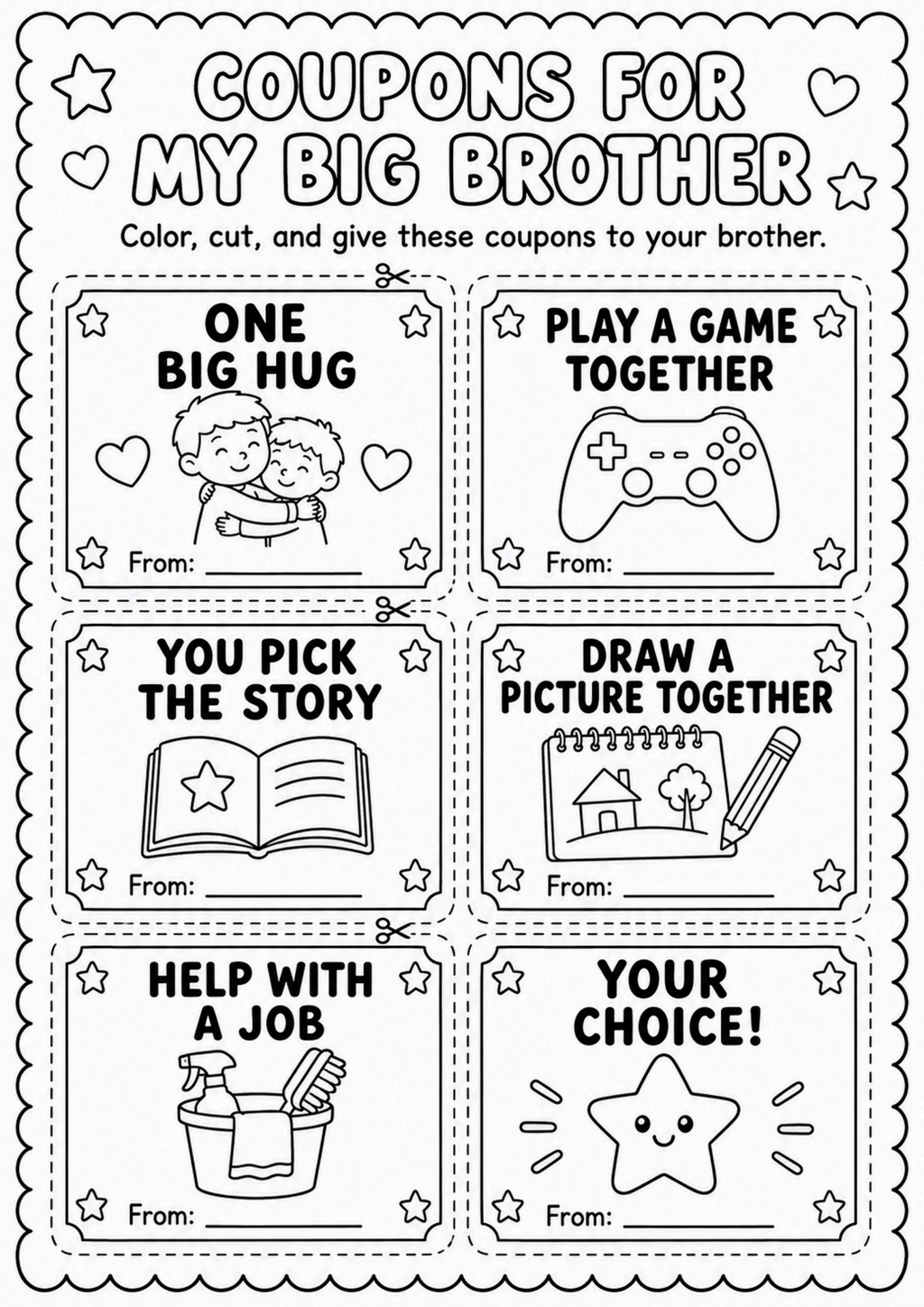 Coupons For My Big Brother