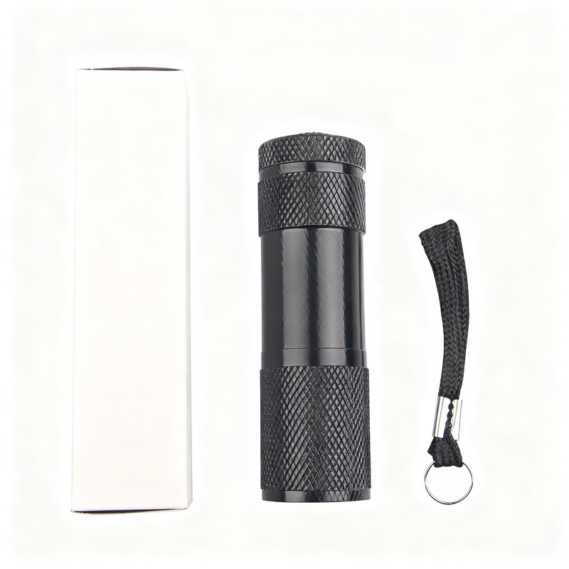 UV flashlight with aluminum housing