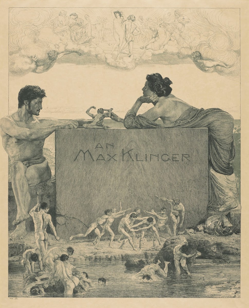 Dedication to Max Klinger 1898