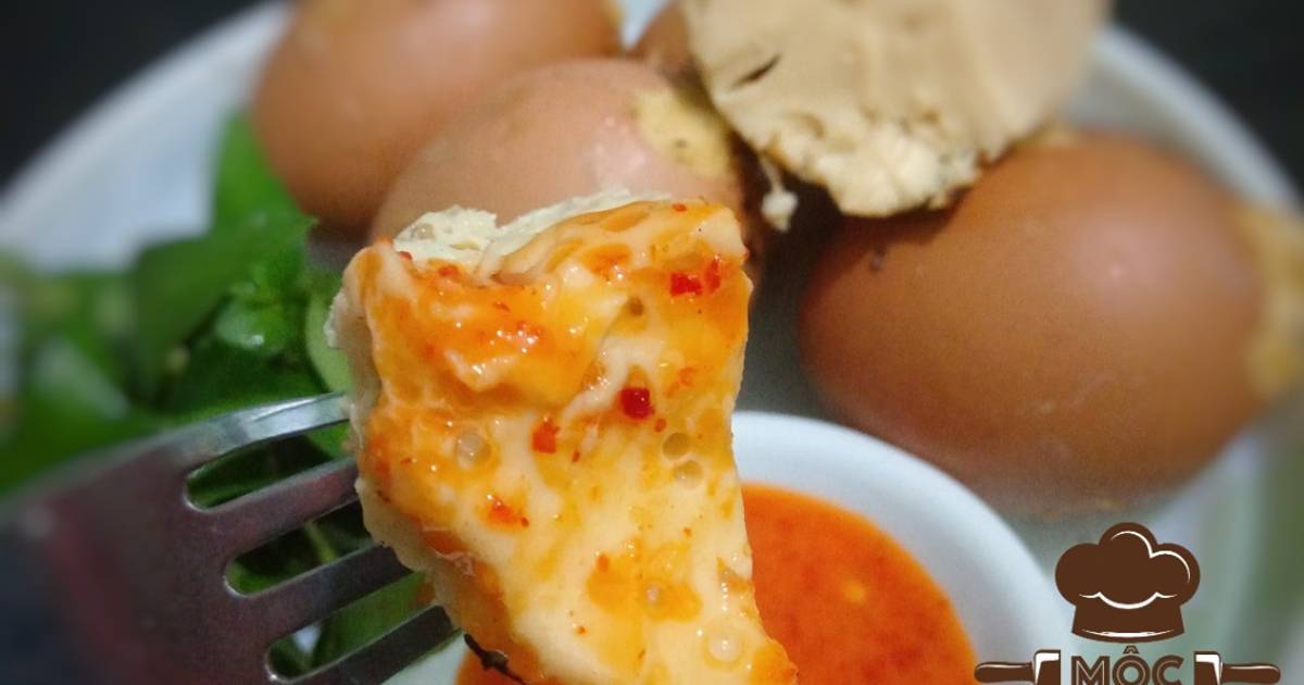 Hột gà nướng mật