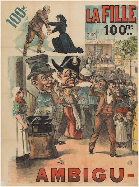 100me La Fille du garde chasse 100me immense succès Ambigu 1901