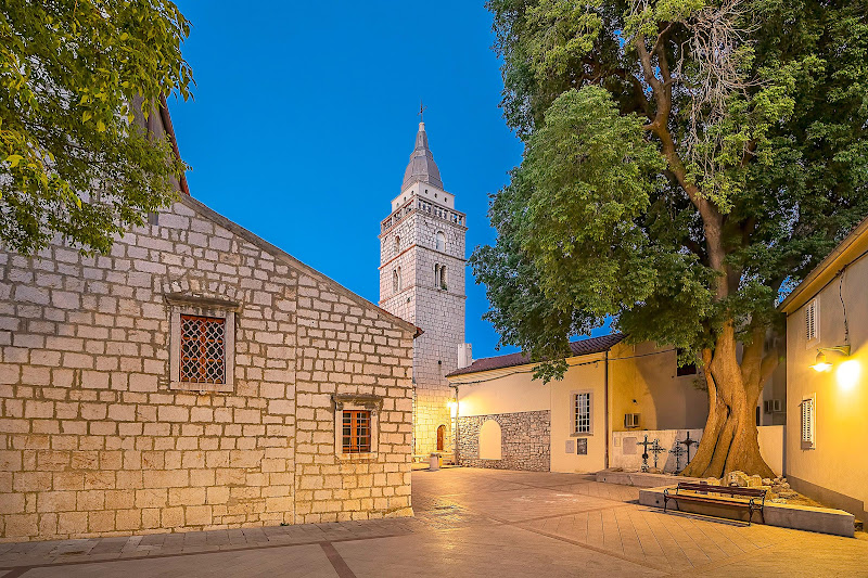 Cathedral in the Omišalj city centre.