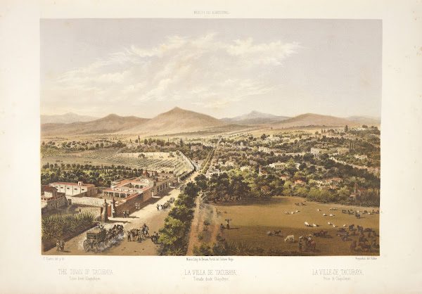 The town of Tacubaya taken from Chapultepec 1869