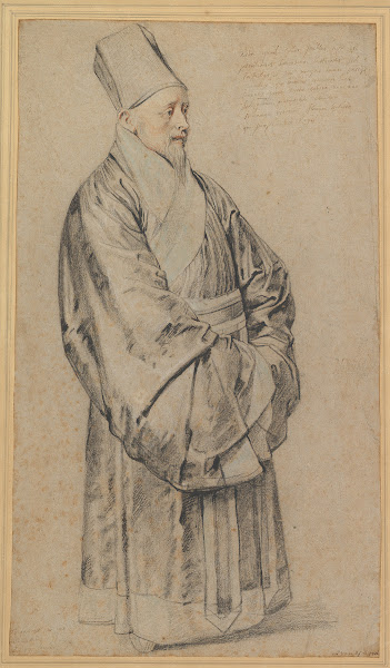 Portrait of Nicolas Trigault in Chinese Costume 1617