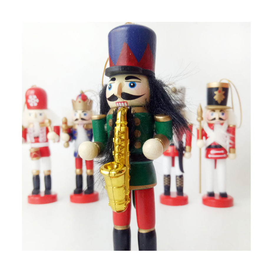 Nussknacker-Anhänger aus Holz, 12 cm