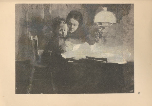 Die Künstlerin mit ihrem Sohn 1925