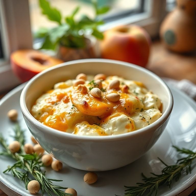 Peach Cottage Cheese Bowls with Pistachios Recipe – Easy Fresh Summer Breakfast
