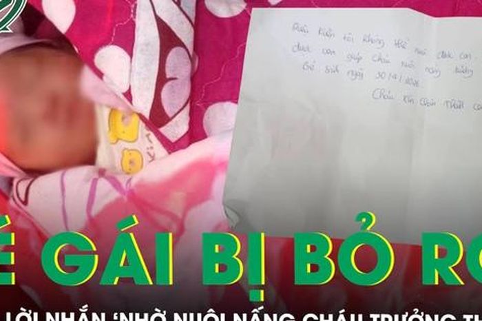 Xót xa bé gái bị bỏ rơi trong đêm cùng lời nhắn 'nhờ nuôi nấng cháu trưởng thành' - Báo Sức Khỏe &amp; Đời Sống