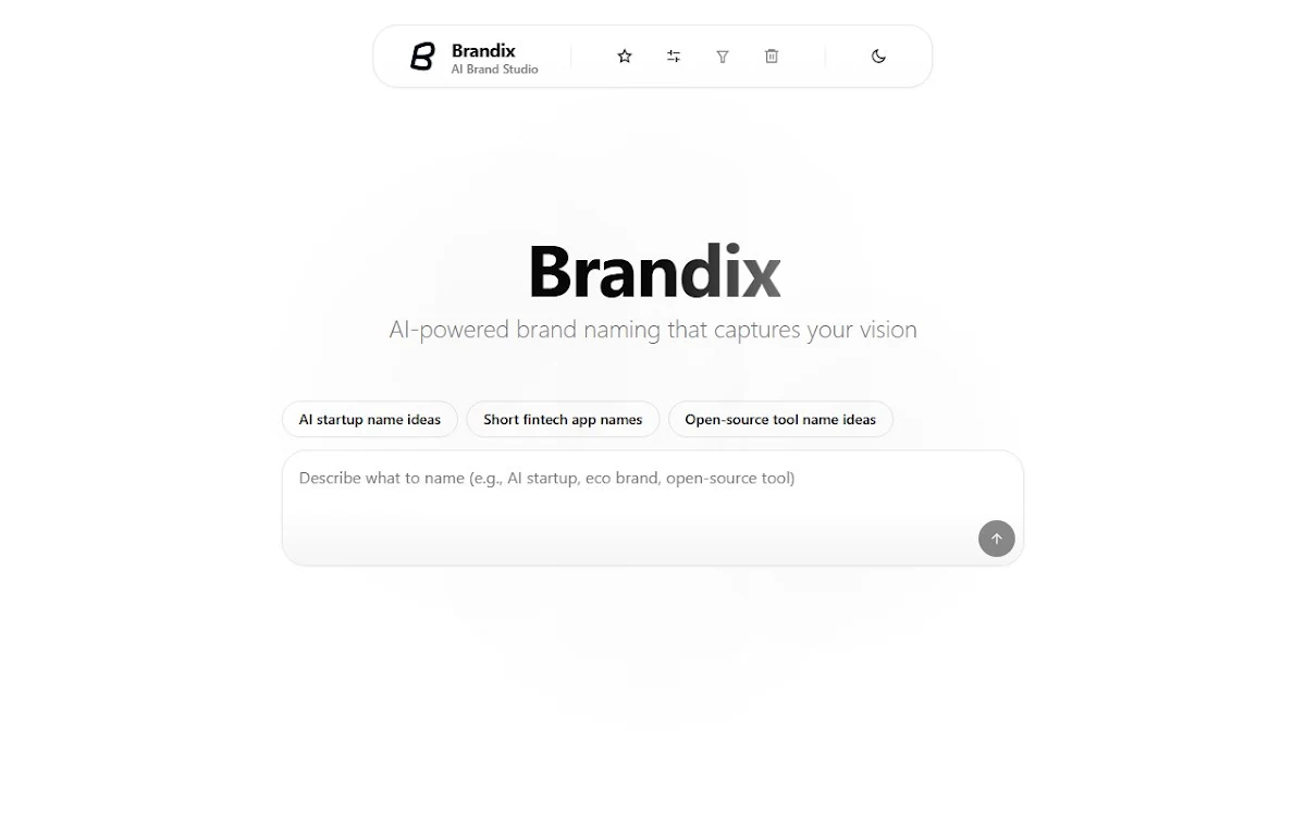 Captura de Brandix AI