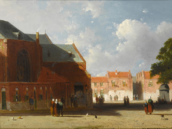 A view of a Dutch town