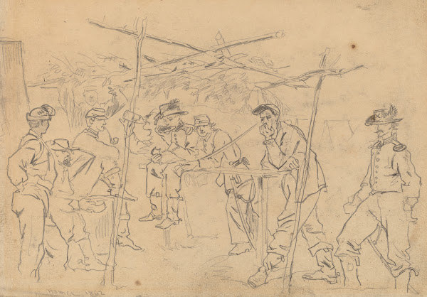 Sutlers Tent 3rd Pennsylvania Cavalry recto 1862
