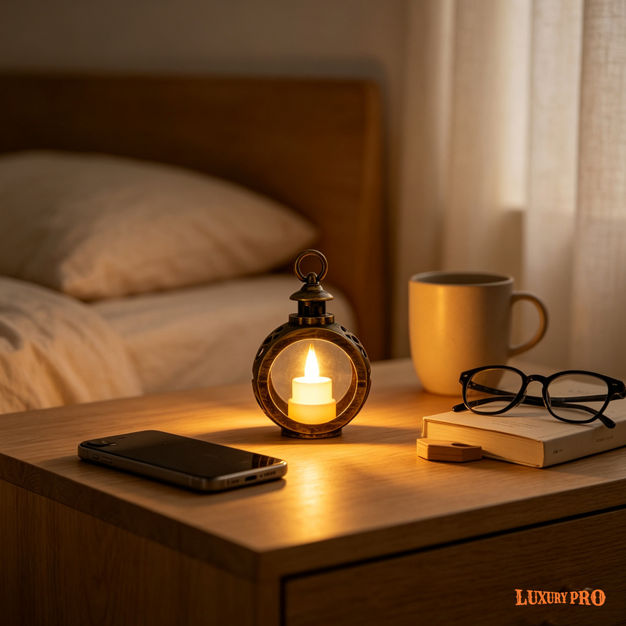 Vintage Electronic Candle Lamp