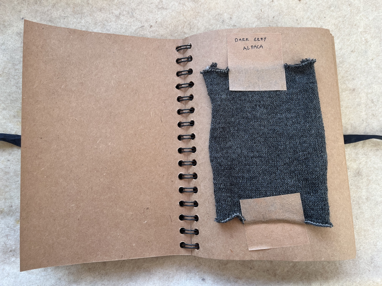dark grey alpaca