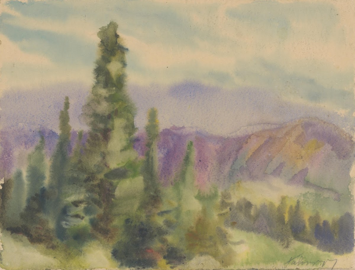 Motif from Liptov Mountains 1925