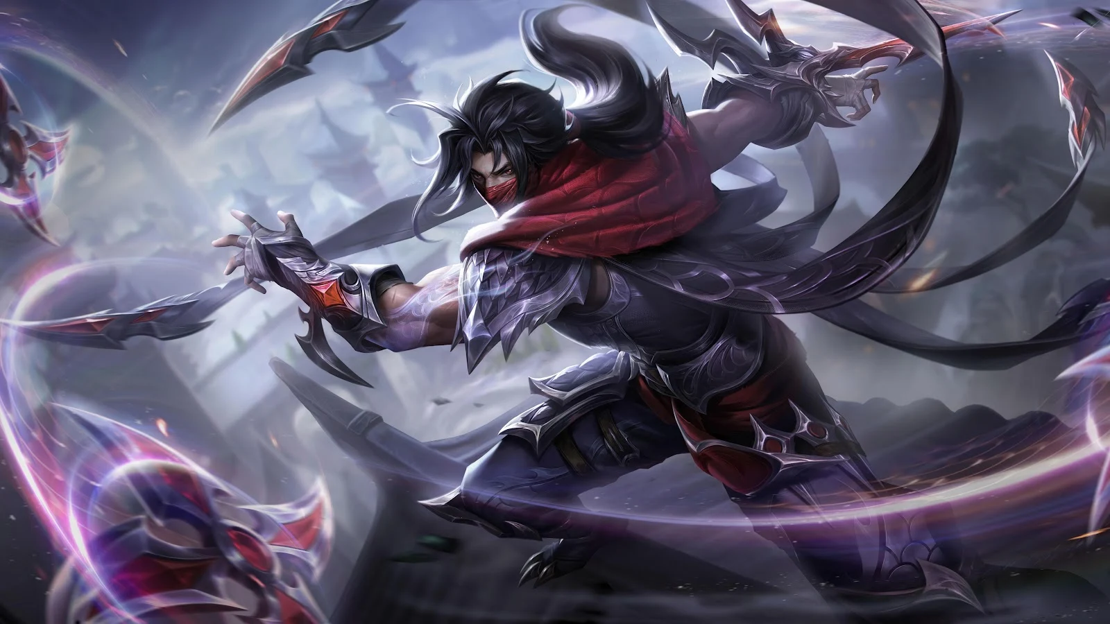 Hayabusa Mobile Legends Bang Bang - Game Splash Art 8K Wallpaper (7680x4320)