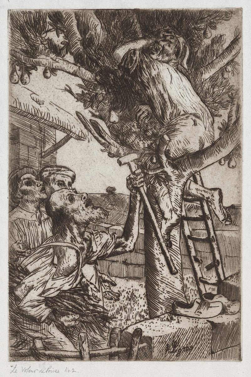 The Pear Thief No 1 c 1890