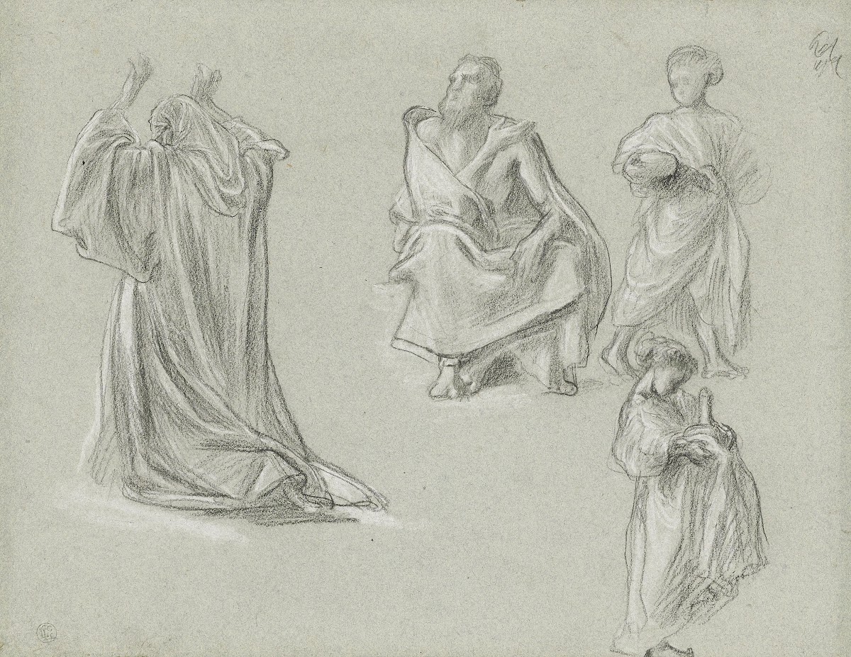 A sheet of figure studies